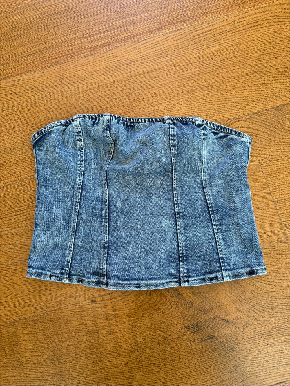 Denim Tube shirt- Blue